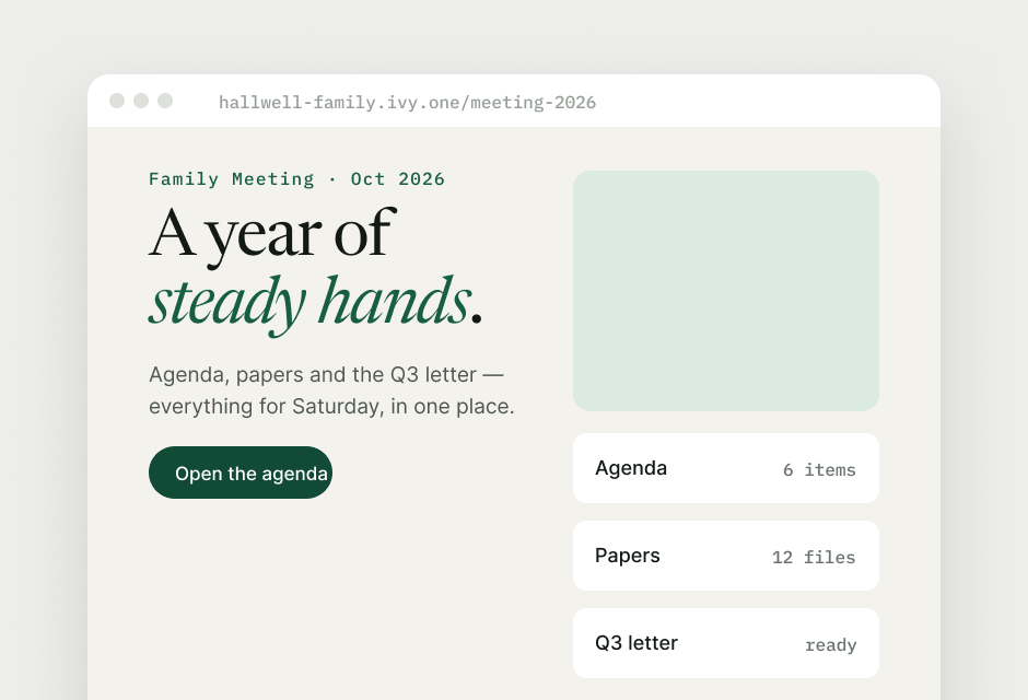 Websites produced by Ivy